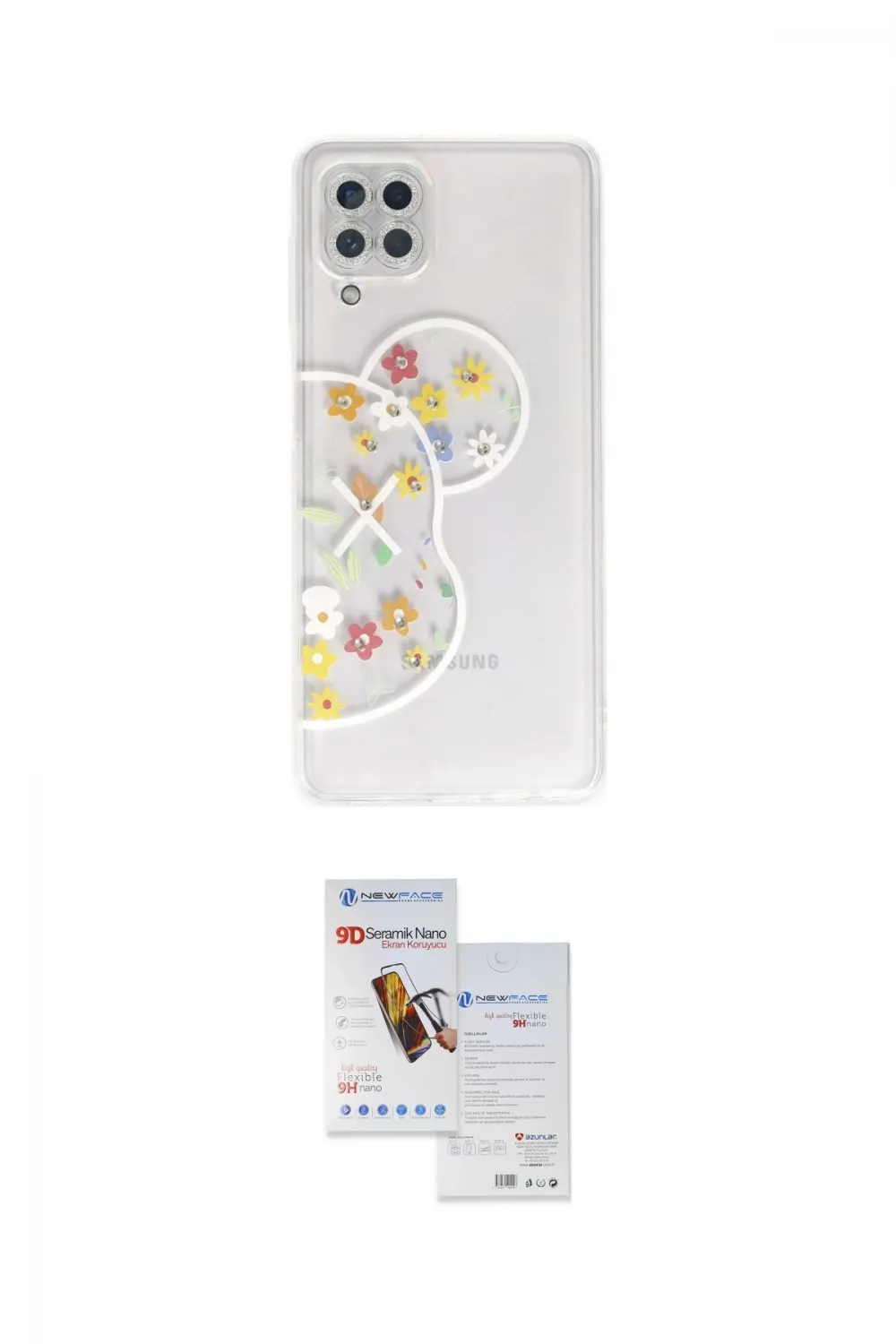 ieg™ Galaxy A22 Kılıf Eksen Asil Prime - Siyah Seramik Nano Ekran Koruyucu