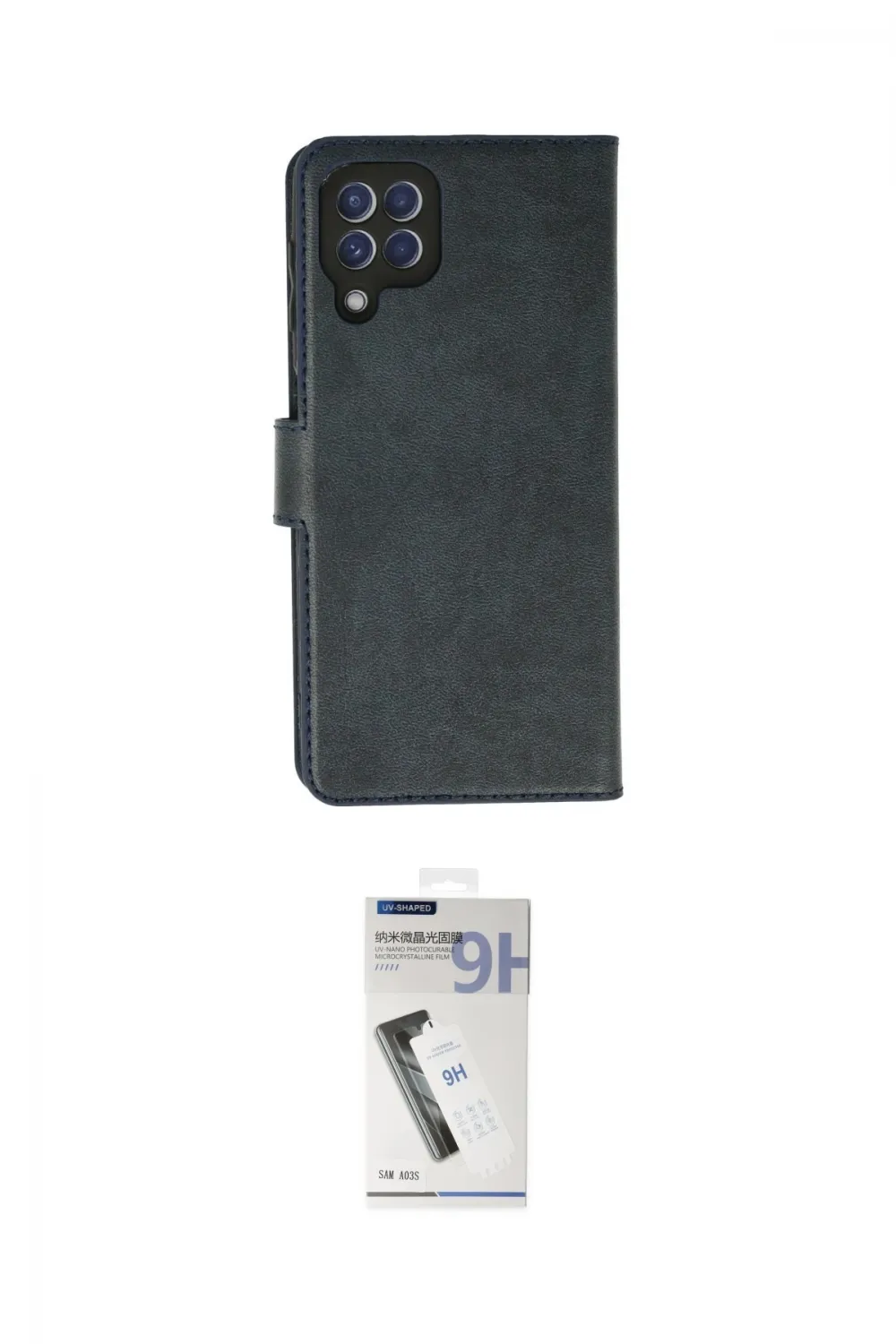 ieg™ Galaxy A22 Kılıf Siluet Işık Serisi - Şeffaf Uv Polymer Nano Ekran Koruyucu
