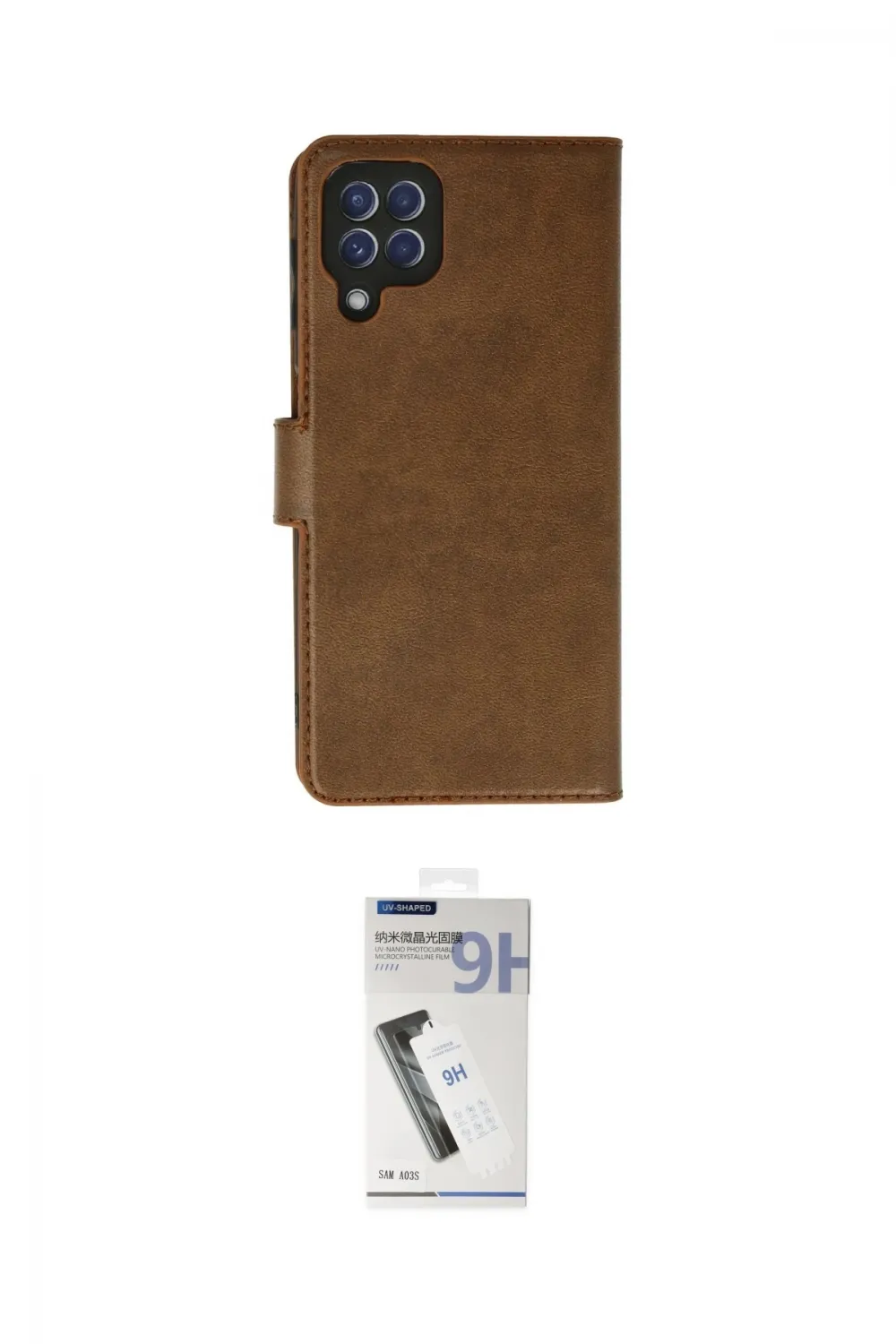 ieg™ Galaxy A22 Kılıf Siluet Işık Serisi - Şeffaf Uv Polymer Nano Ekran Koruyucu