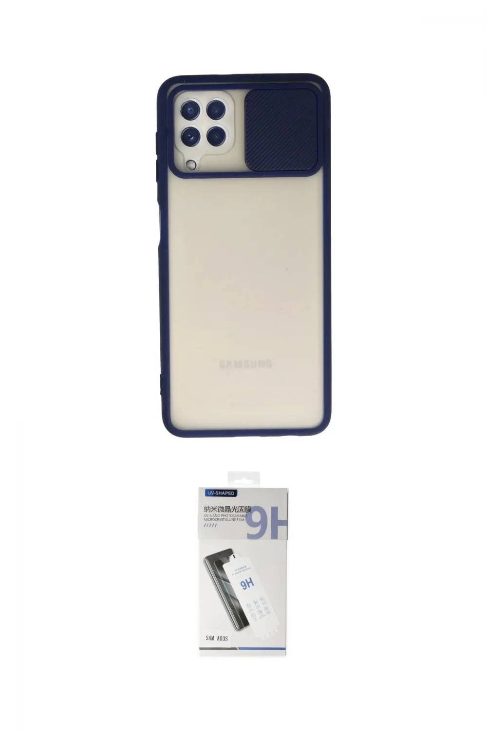 ieg™ Galaxy A22 Kılıf Vadi Çizgi - Şeffaf Uv Polymer Nano Ekran Koruyucu