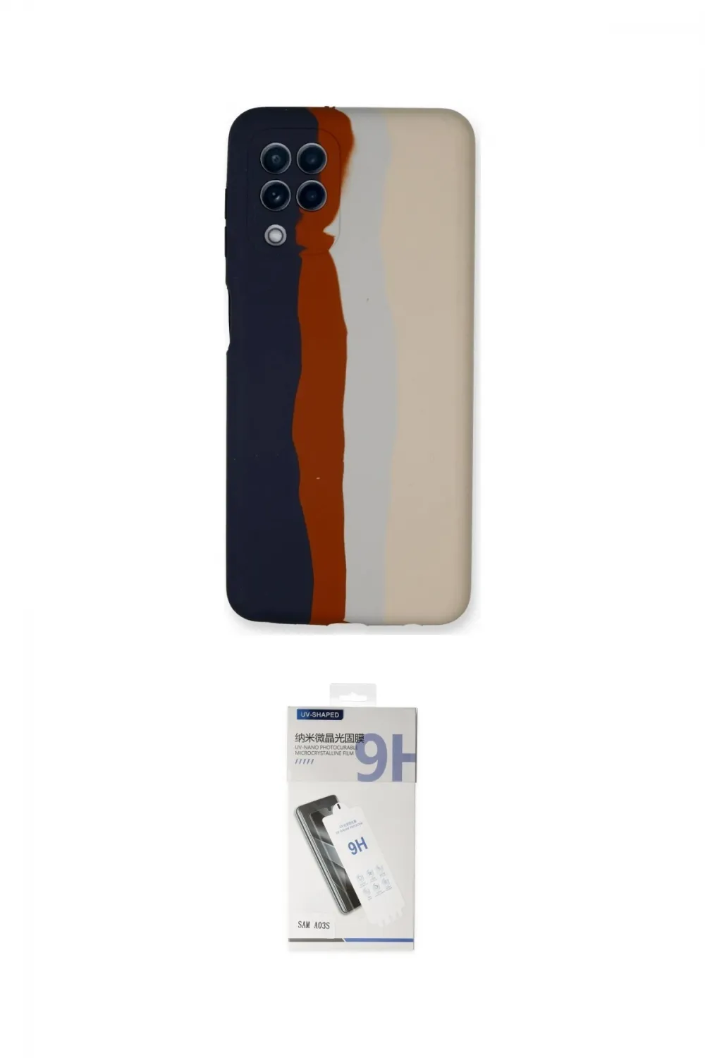 ieg™ Galaxy A22 Kılıf Yadigar Çizgi - Şeffaf Uv Polymer Nano Ekran Koruyucu