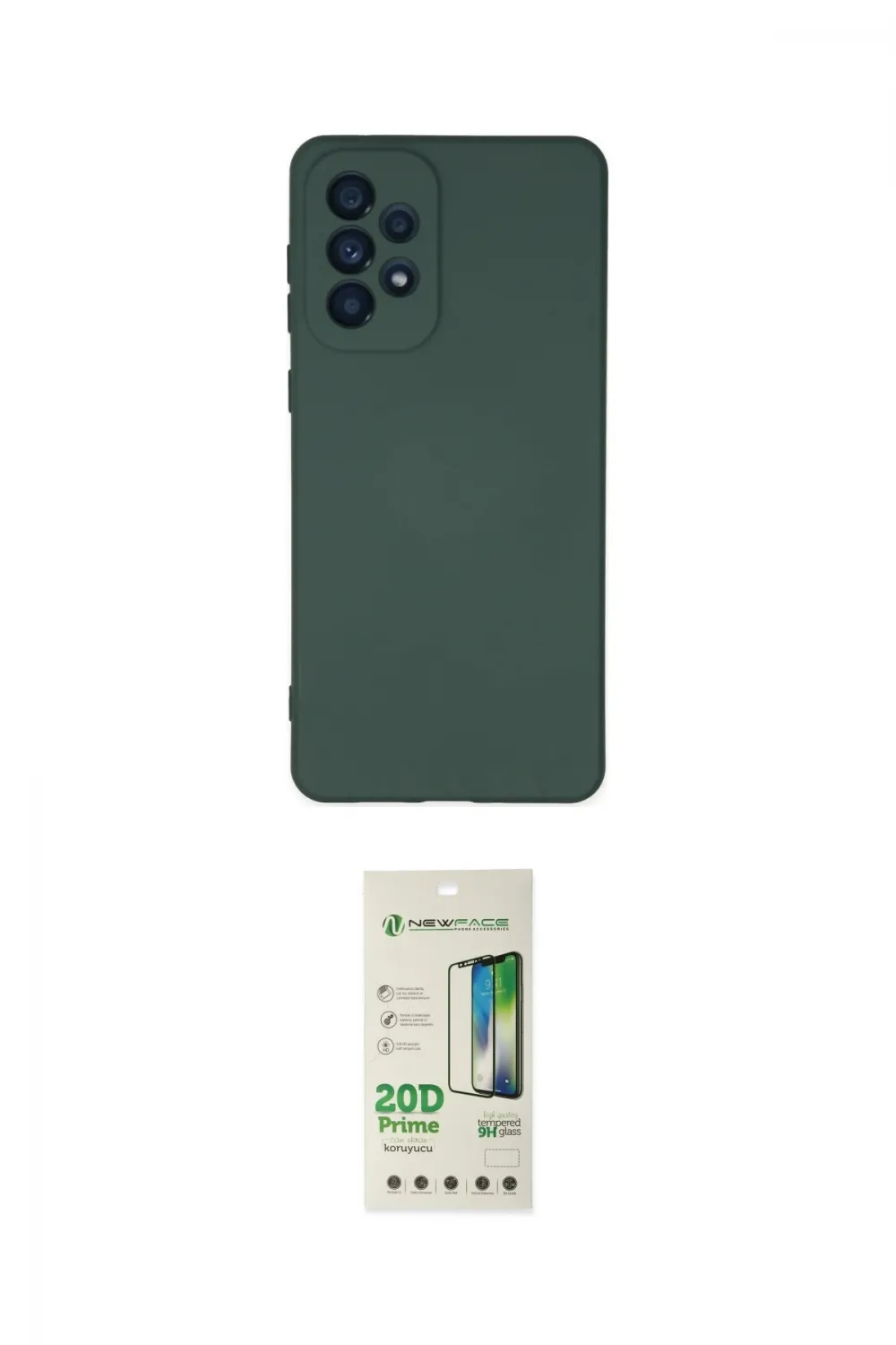 ieg™ Galaxy A23 4G Kılıf Ahenk Serisi - Siyah 20D Premium Cam Ekran Koruyucu