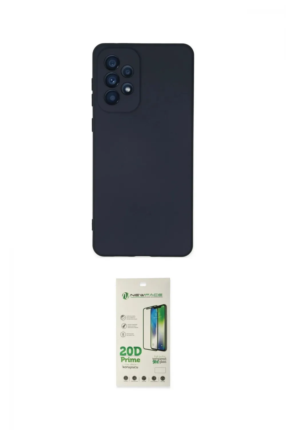 ieg™ Galaxy A23 4G Kılıf Ahenk Serisi - Siyah 20D Premium Cam Ekran Koruyucu