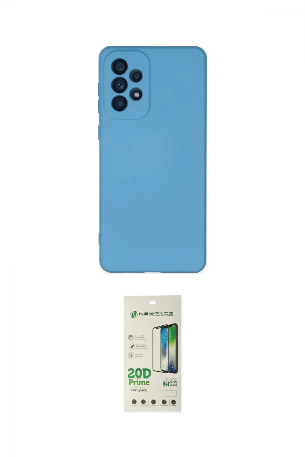 ieg™ Galaxy A23 4G Kılıf Ahenk Serisi - Siyah 20D Premium Cam Ekran Koruyucu