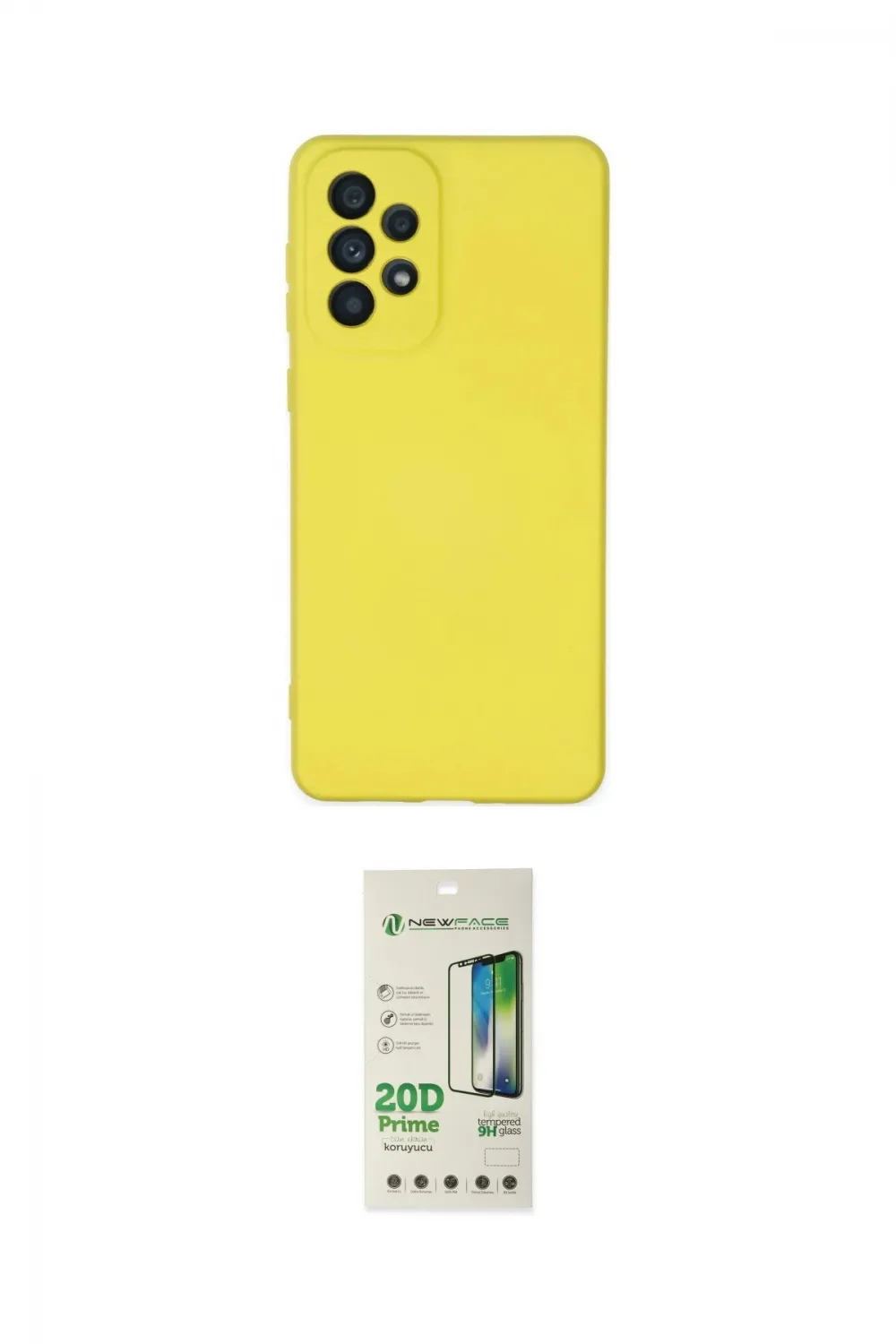 ieg™ Galaxy A23 4G Kılıf Ahenk Serisi - Siyah 20D Premium Cam Ekran Koruyucu