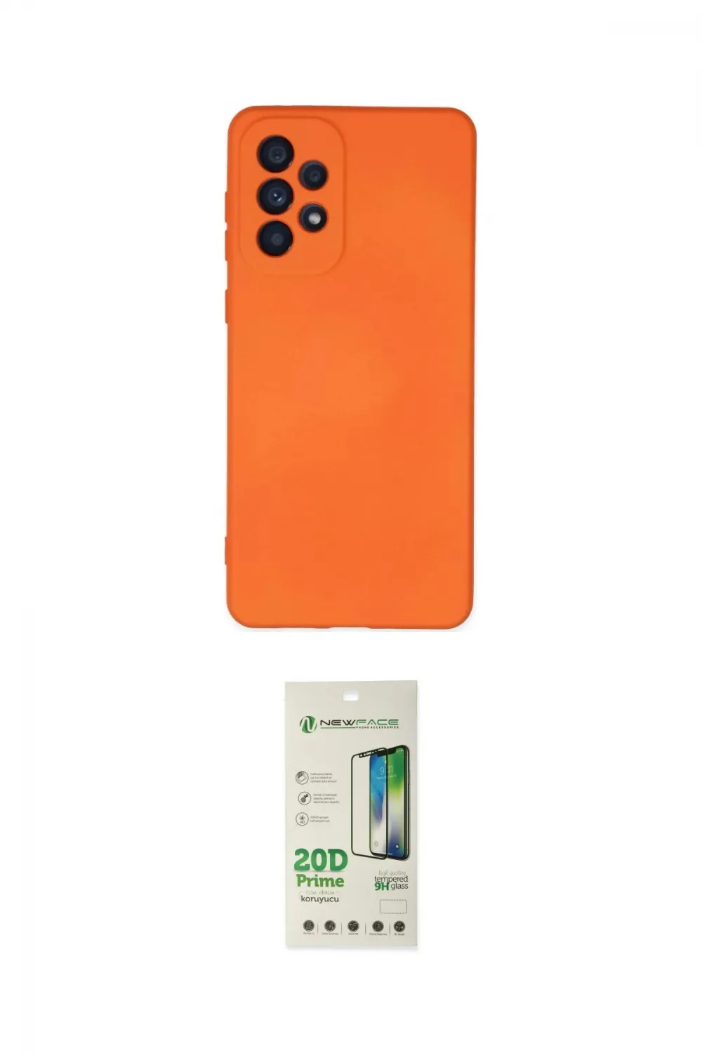 ieg™ Galaxy A23 4G Kılıf Ahenk Serisi - Siyah 20D Premium Cam Ekran Koruyucu