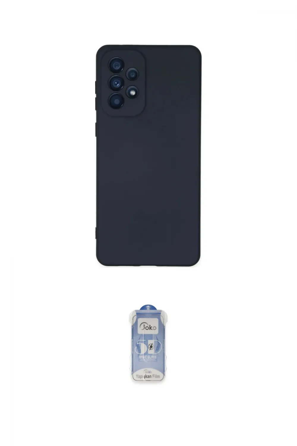 ieg™ Galaxy A23 4G Kılıf Ahenk Serisi - Siyah Joko Magic 5D Cam