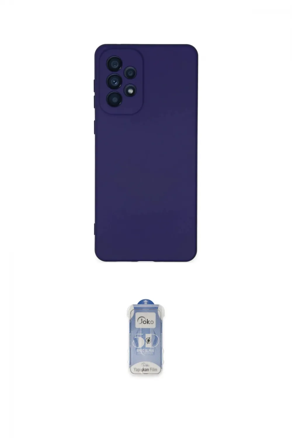 ieg™ Galaxy A23 4G Kılıf Ahenk Serisi - Siyah Joko Magic 5D Cam