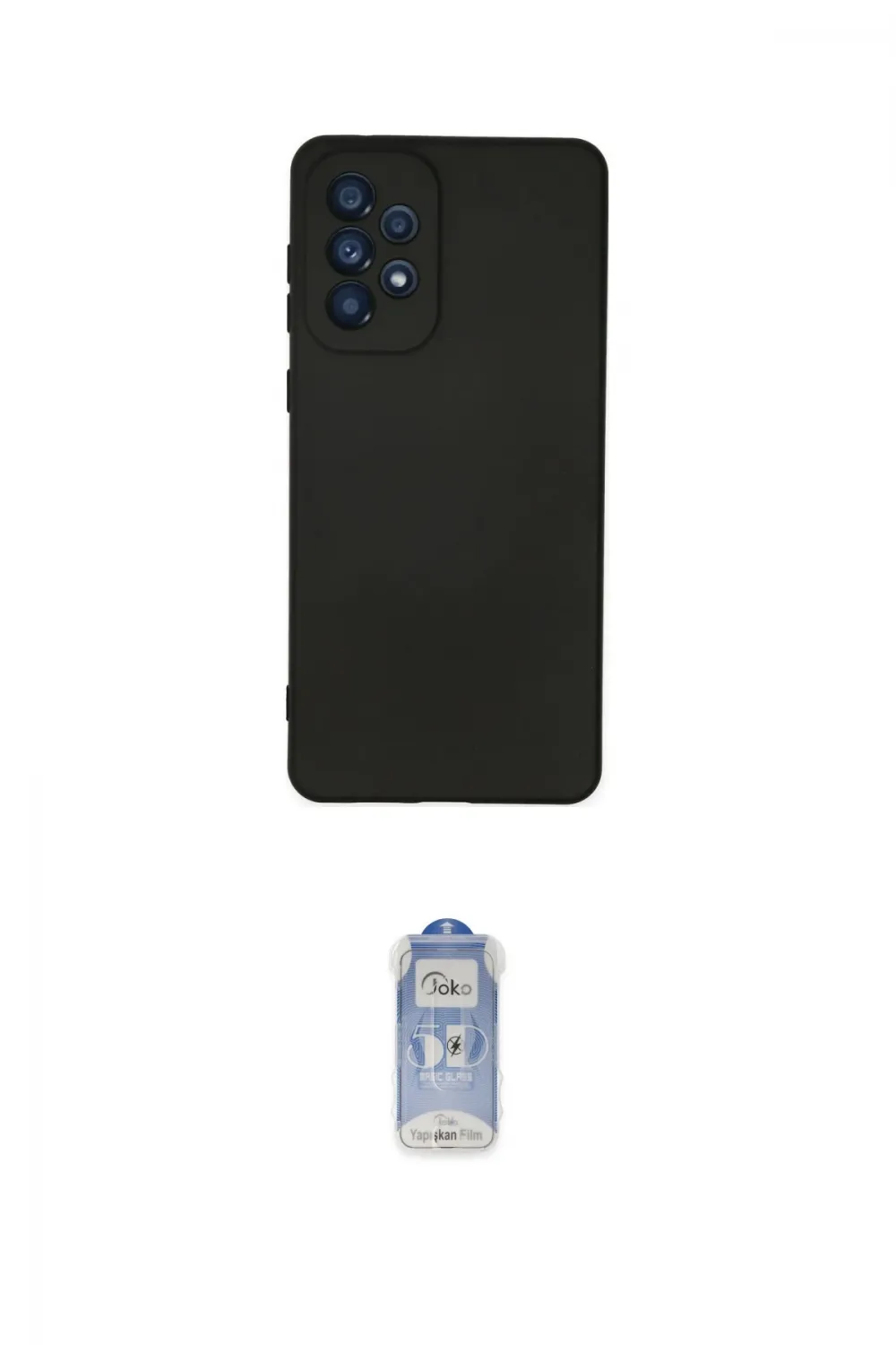 ieg™ Galaxy A23 4G Kılıf Ahenk Serisi - Siyah Joko Magic 5D Cam