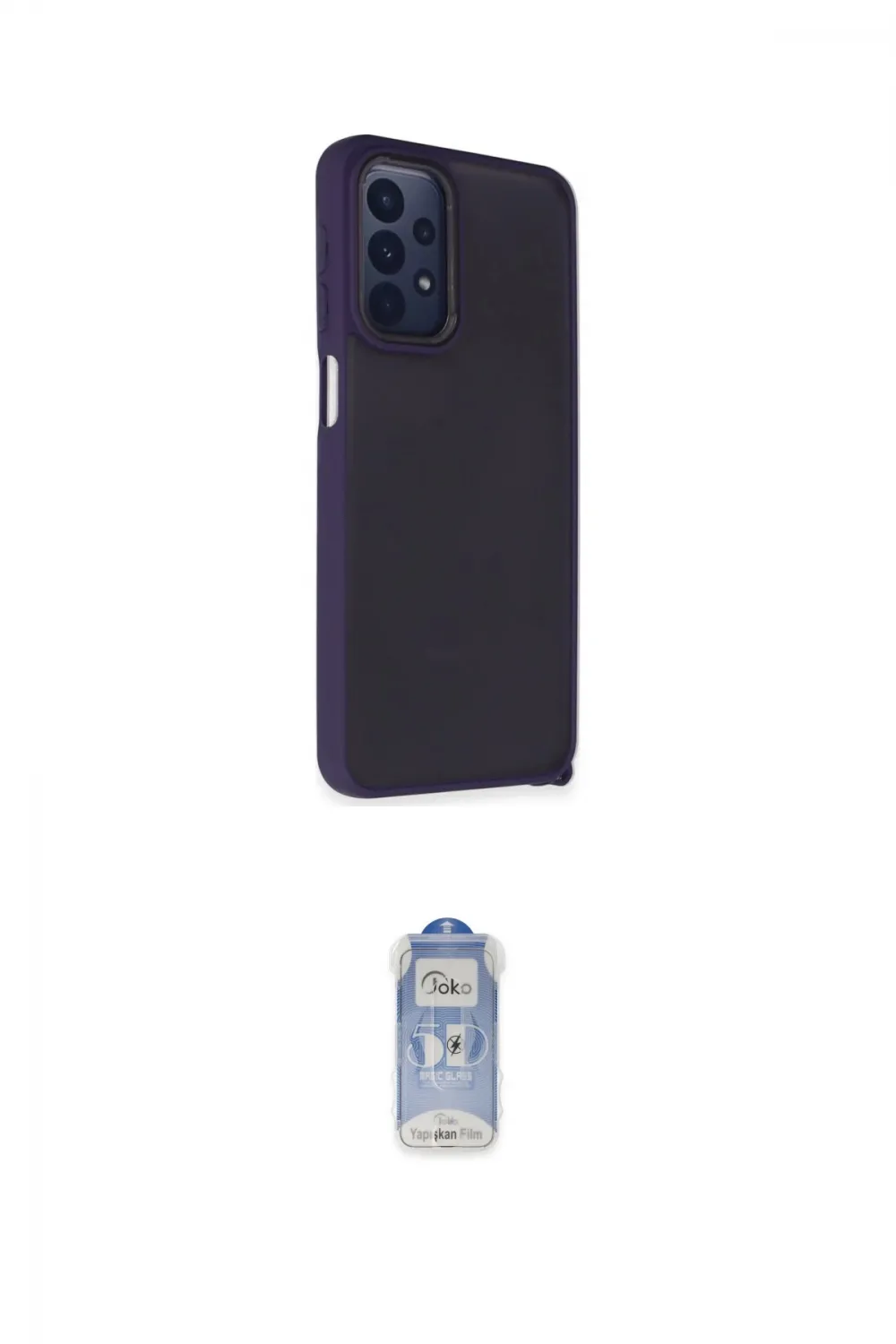 ieg™ Galaxy A23 4G Kılıf Atlas Form - Siyah Joko Magic 5D Cam