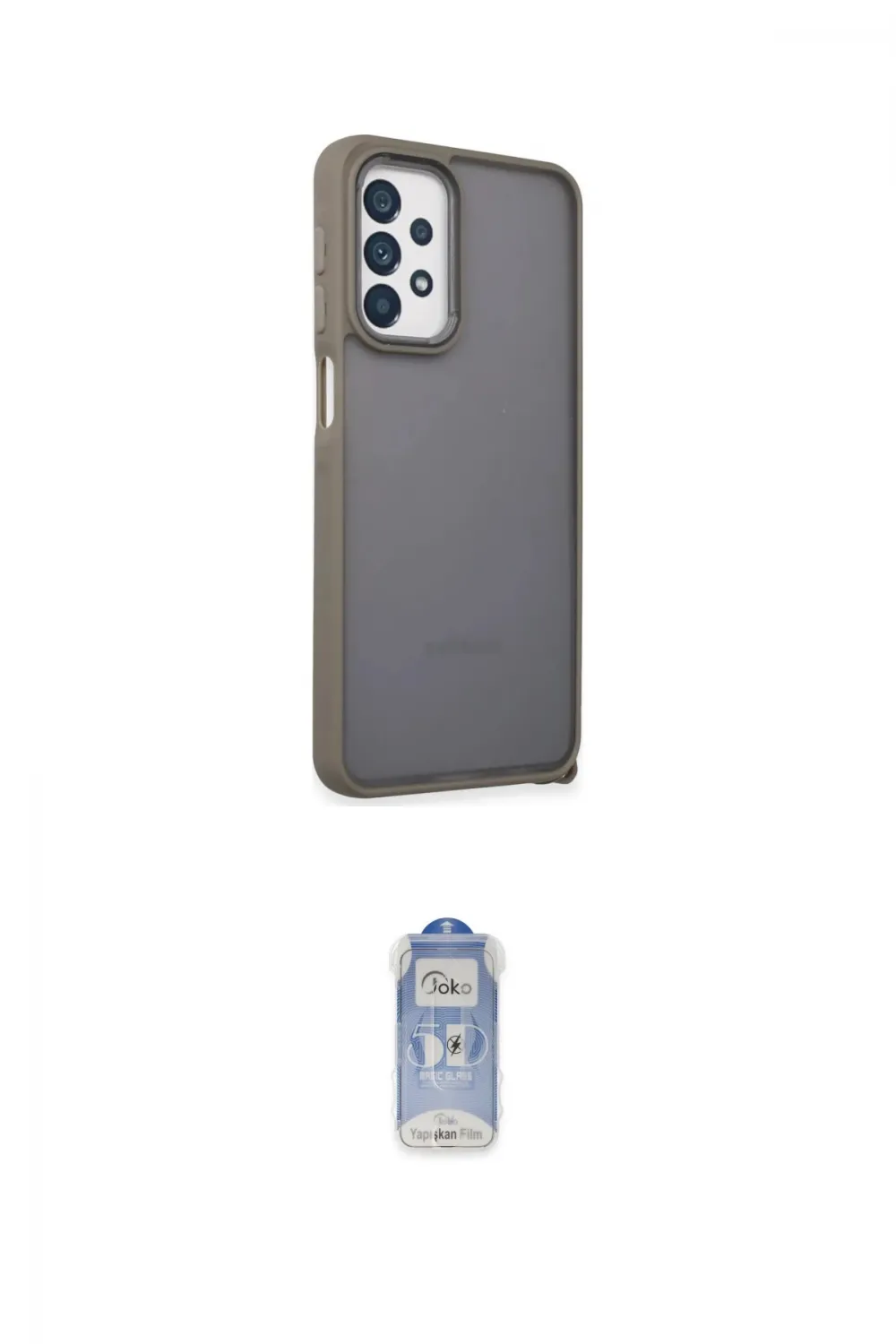 ieg™ Galaxy A23 4G Kılıf Atlas Form - Siyah Joko Magic 5D Cam