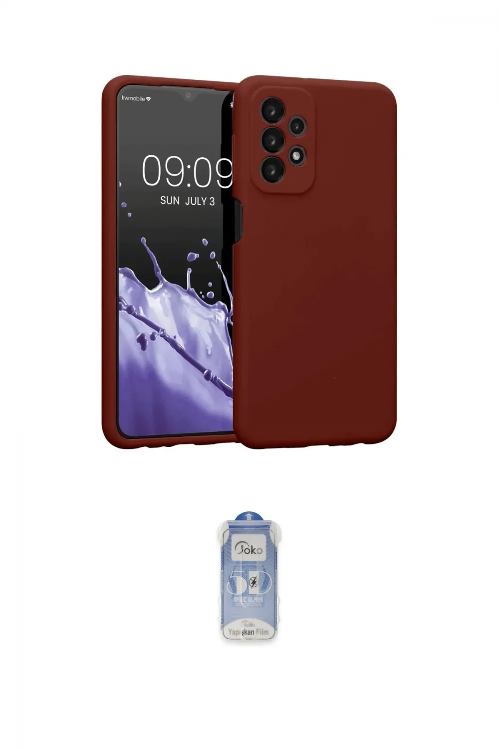 ieg™ Galaxy A23 4G Kılıf Kozmos Yansıma Özel Seri - Siyah Joko Magic 5D Cam