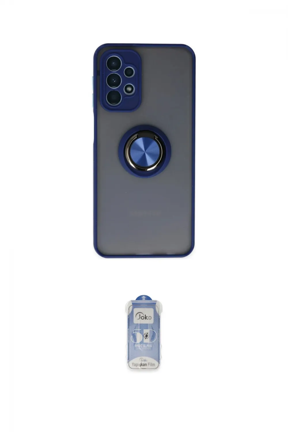 ieg™ Galaxy A23 4G Kılıf Yörünge Çizgi - Siyah Joko Magic 5D Cam