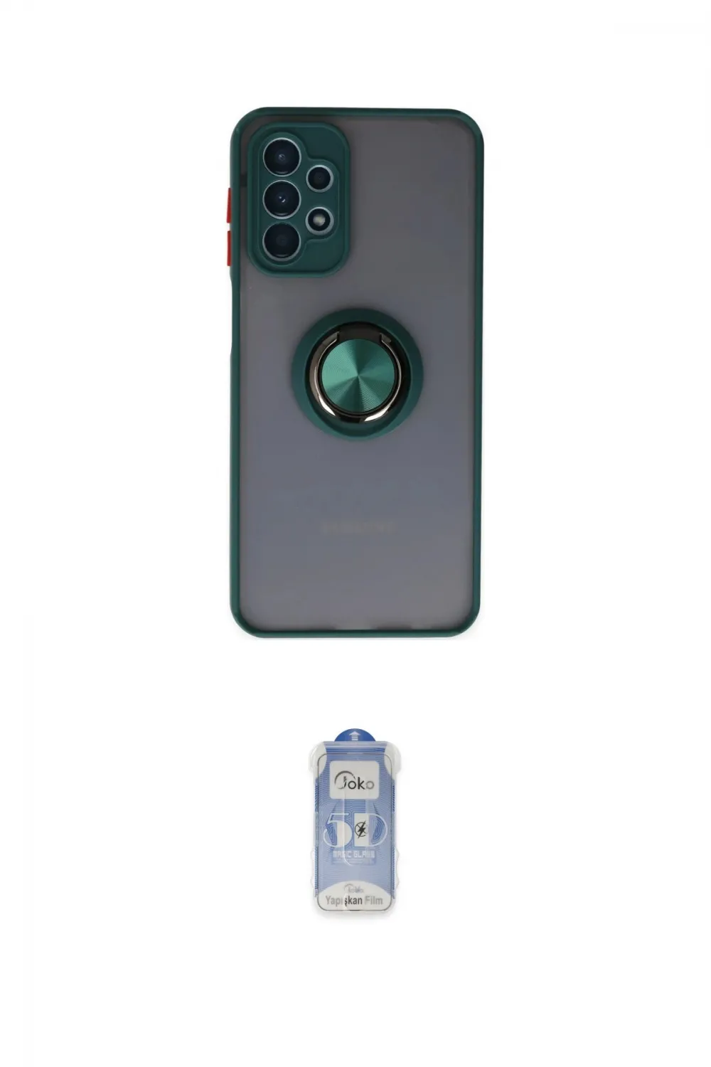 ieg™ Galaxy A23 4G Kılıf Yörünge Çizgi - Siyah Joko Magic 5D Cam