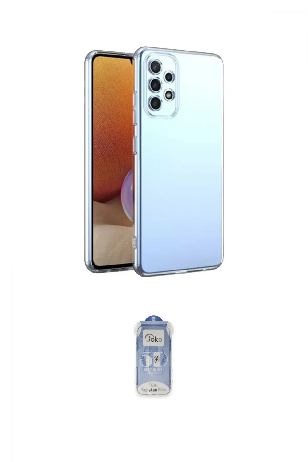 ieg™ Galaxy A23 4G Kılıf Zirve Doku - Siyah Joko Magic 5D Cam