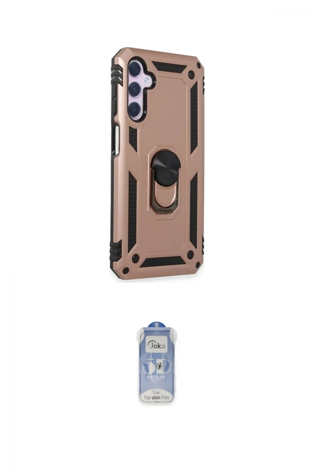 ieg™ Galaxy A24 4G Kılıf Ahenk Klasik Koleksiyonu - Siyah Joko Magic 5D Cam