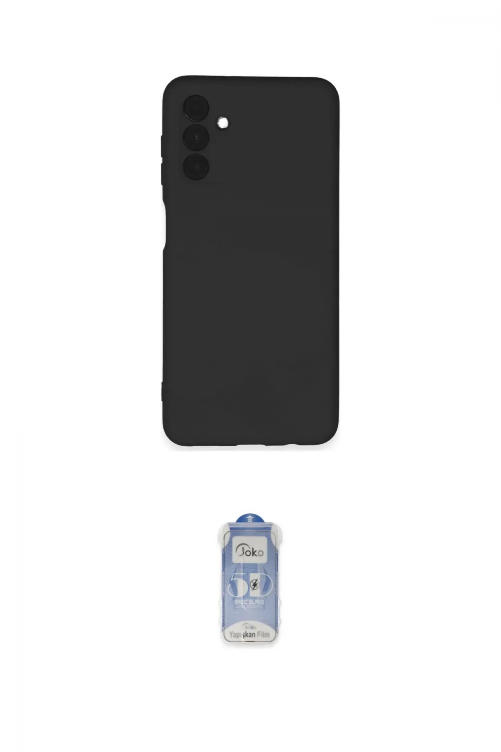 ieg™ Galaxy A24 4G Kılıf Ahenk Serisi - Siyah Joko Magic 5D Cam