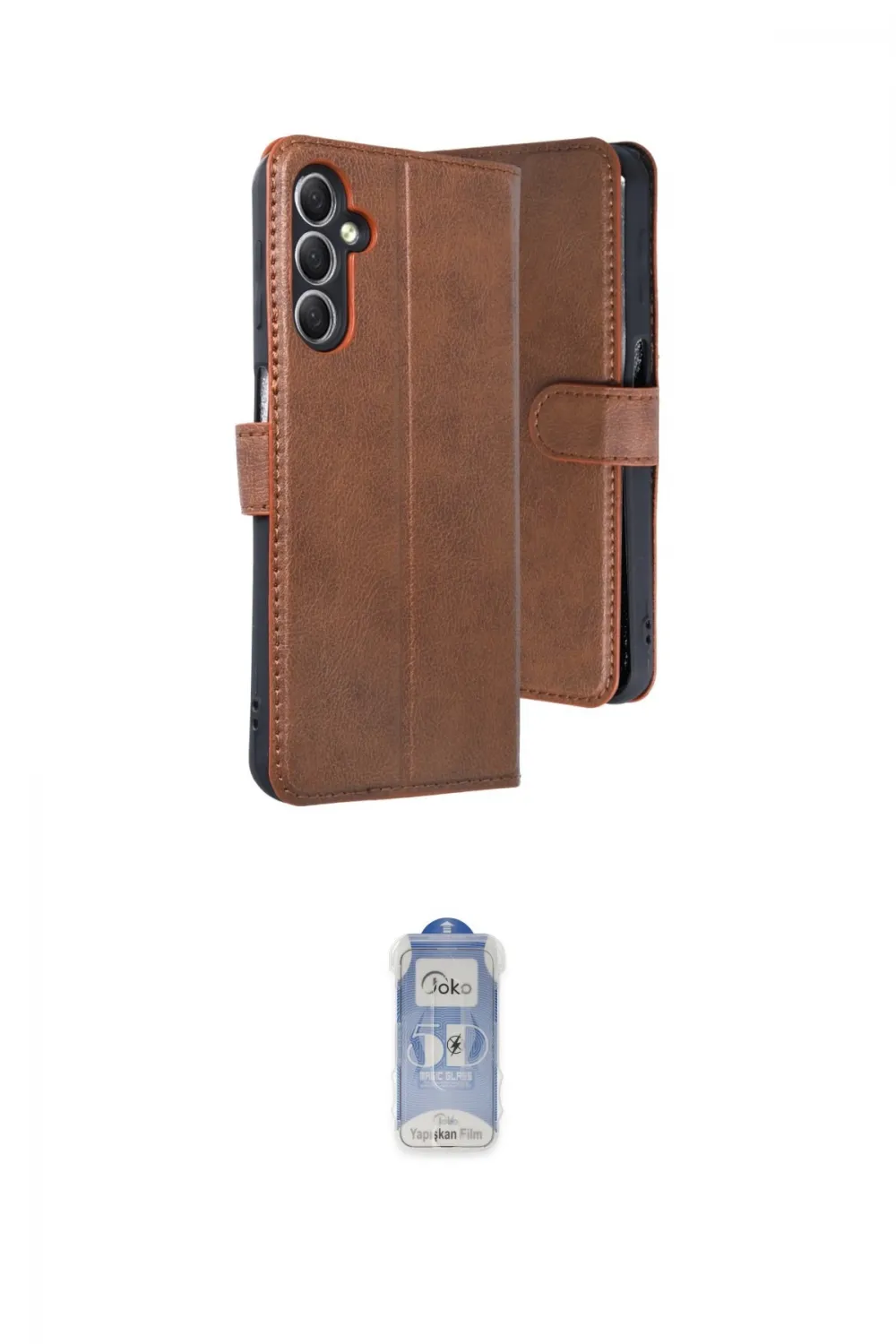 ieg™ Galaxy A24 4G Kılıf Siluet Işık Serisi - Siyah Joko Magic 5D Cam