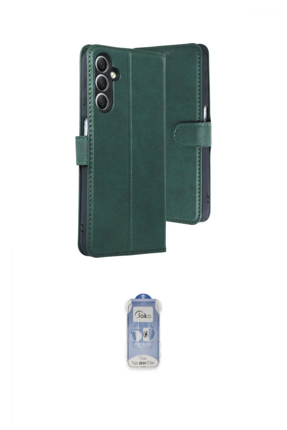 ieg™ Galaxy A24 4G Kılıf Siluet Işık Serisi - Siyah Joko Magic 5D Cam