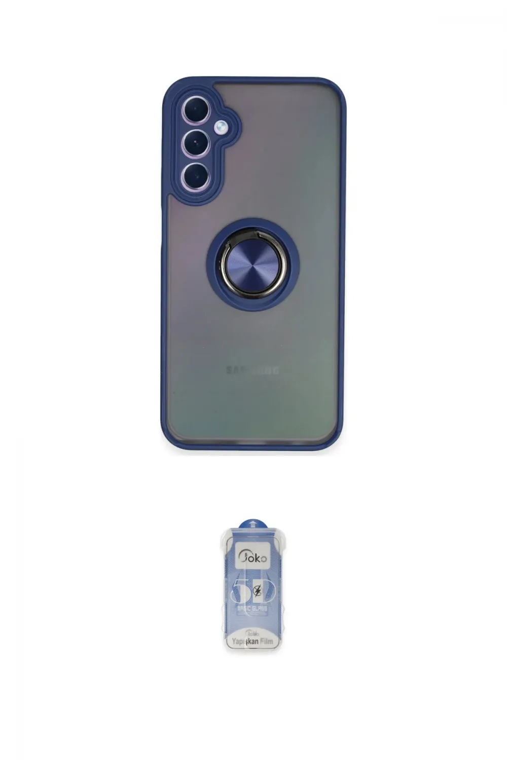 ieg™ Galaxy A24 4G Kılıf Yörünge Çizgi - Siyah Joko Magic 5D Cam