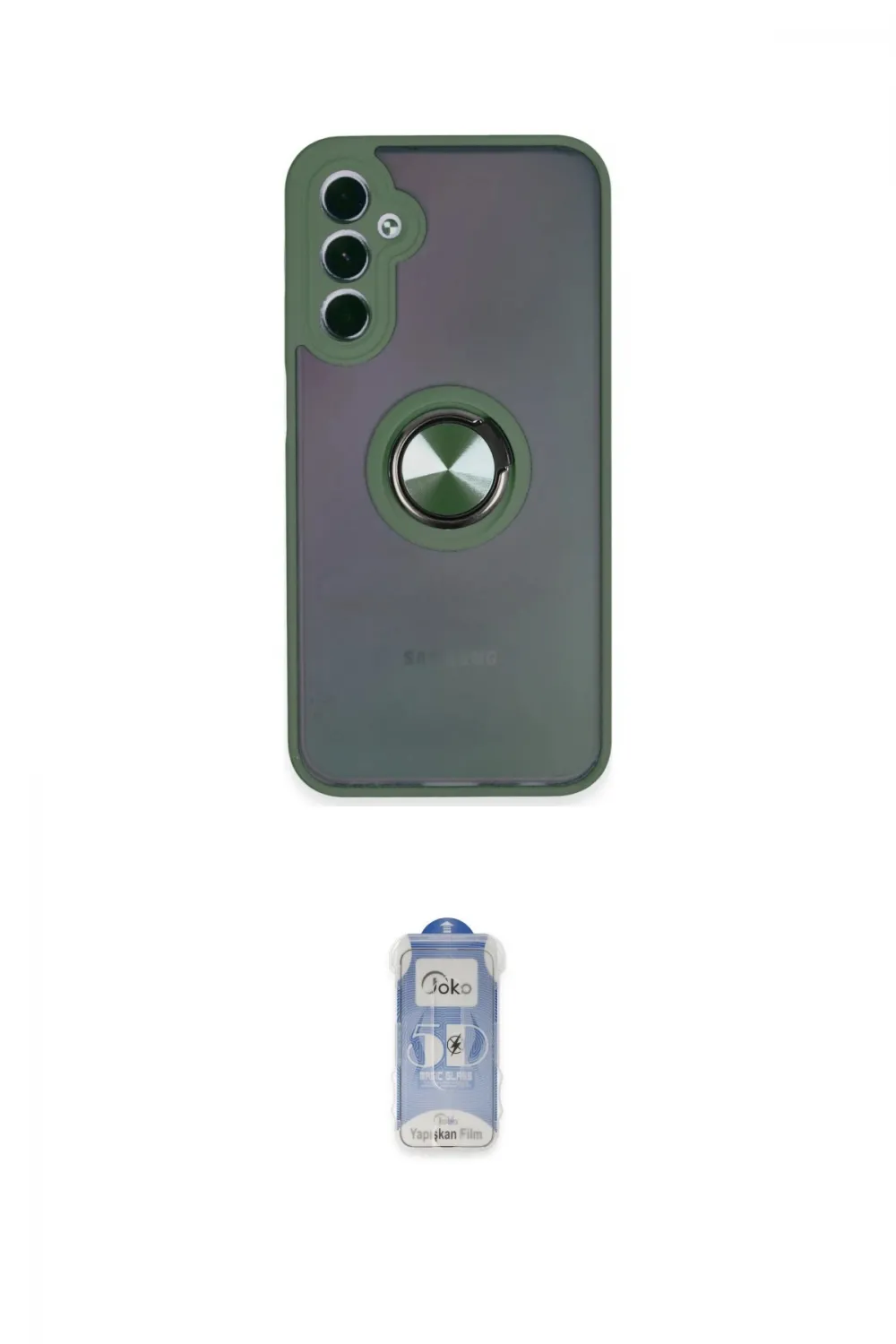 ieg™ Galaxy A24 4G Kılıf Yörünge Çizgi - Siyah Joko Magic 5D Cam