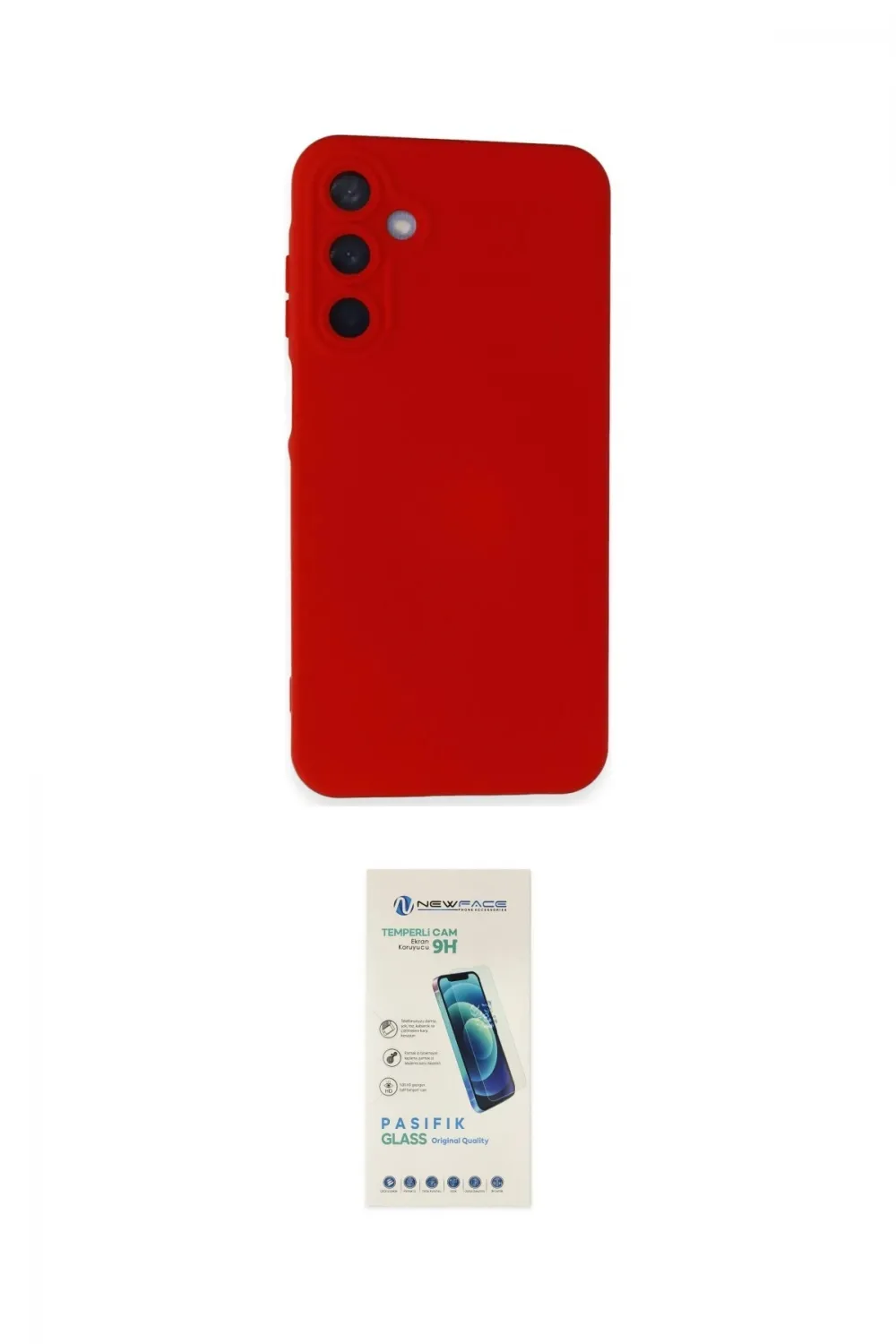 ieg™ Galaxy A25 5G Kılıf Ahenk Serisi - Şeffaf Pasifik Cam Ekran Koruyucu