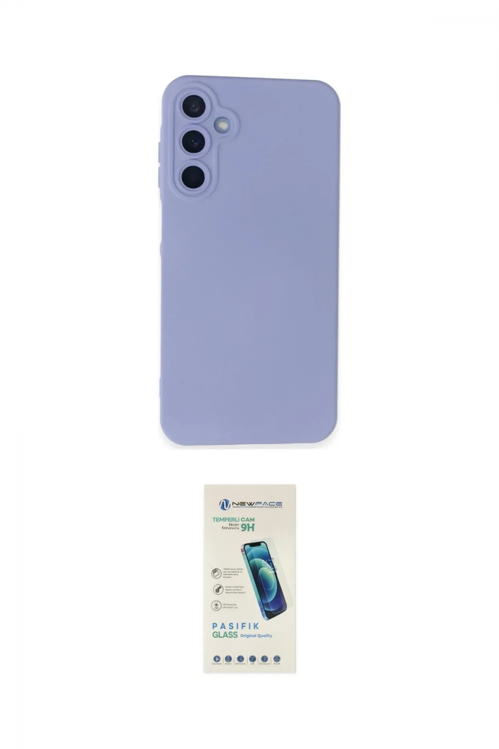 ieg™ Galaxy A25 5G Kılıf Ahenk Serisi - Şeffaf Pasifik Cam Ekran Koruyucu