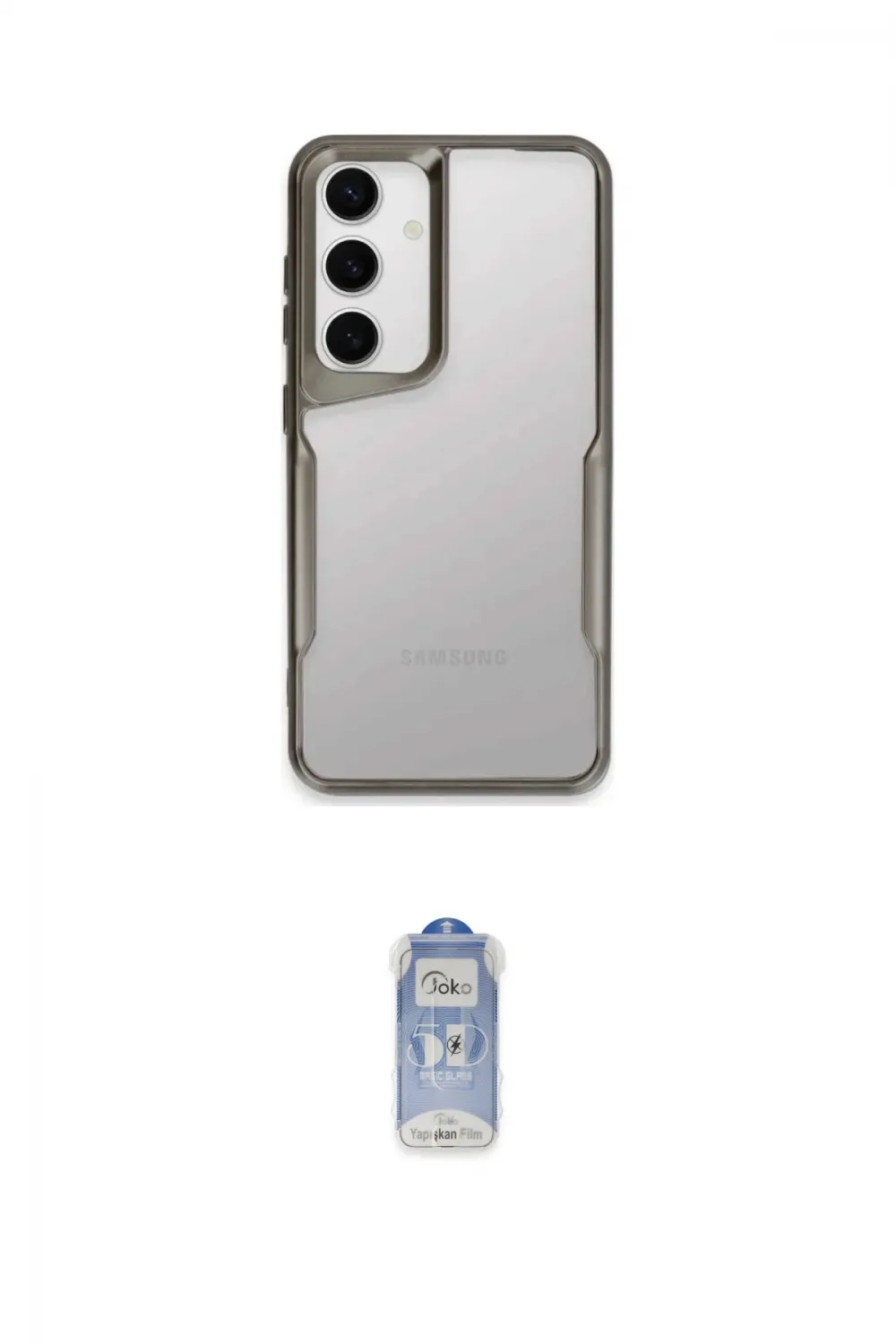 ieg™ Galaxy A25 5G Kılıf Akış Çizgi Koleksiyonu - Siyah Joko Magic 5D Cam
