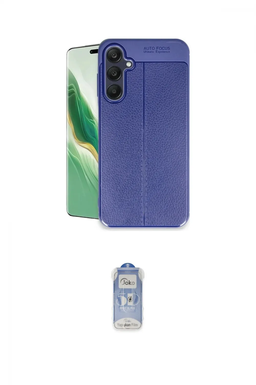 ieg™ Galaxy A25 5G Kılıf Doruk Klasik Özel Seri - Siyah Joko Magic 5D Cam