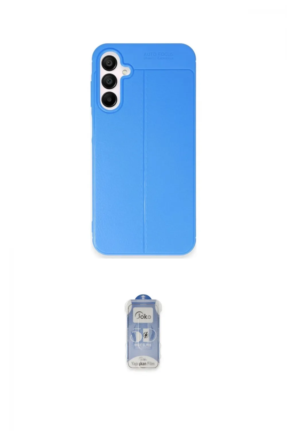 ieg™ Galaxy A25 5G Kılıf Doruk Klasik Özel Seri - Siyah Joko Magic 5D Cam