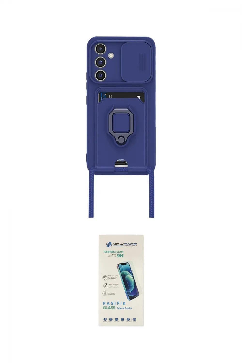 ieg™ Galaxy A25 5G Kılıf Vadi Form Prime - Şeffaf Pasifik Cam Ekran Koruyucu