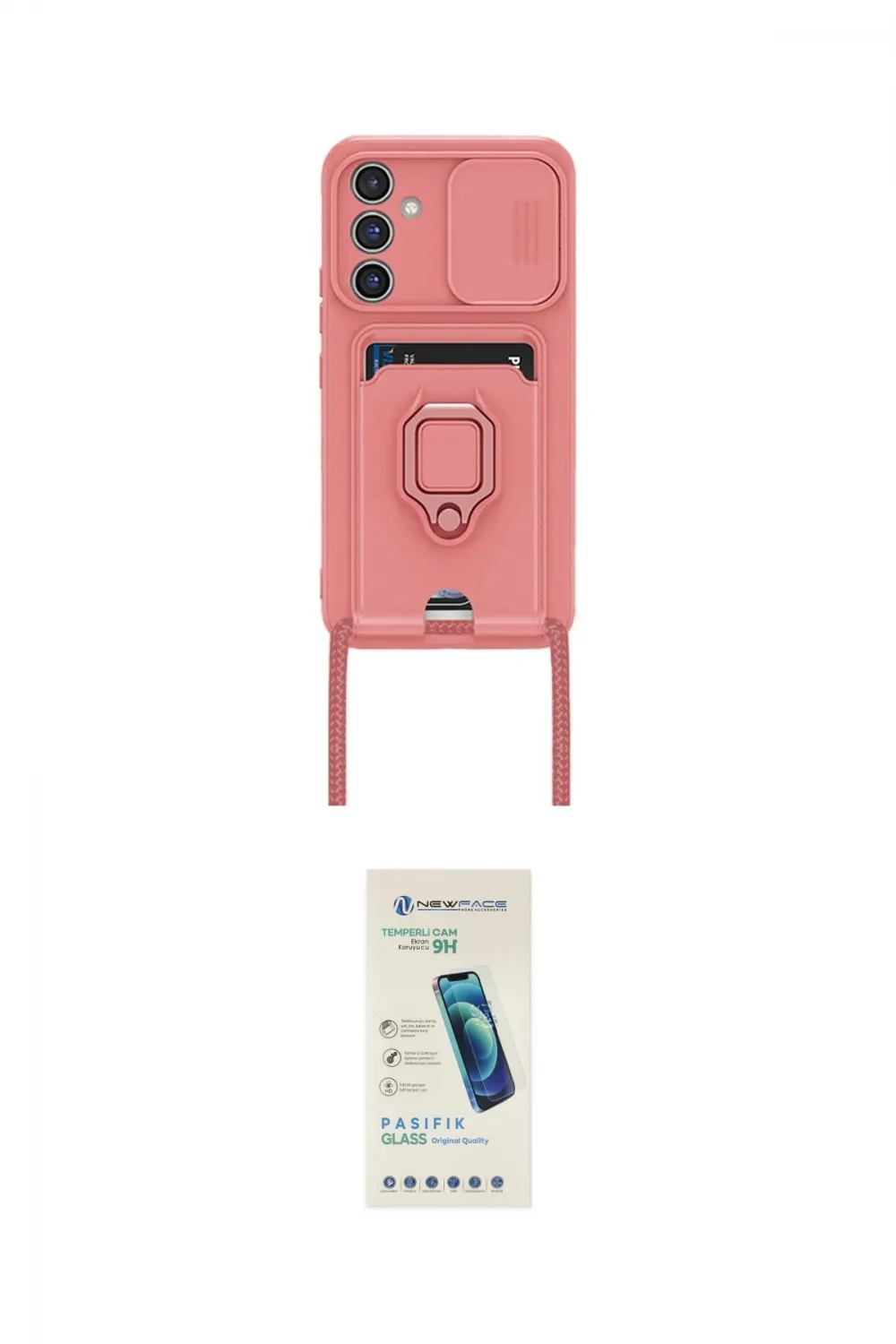 ieg™ Galaxy A25 5G Kılıf Vadi Form Prime - Şeffaf Pasifik Cam Ekran Koruyucu