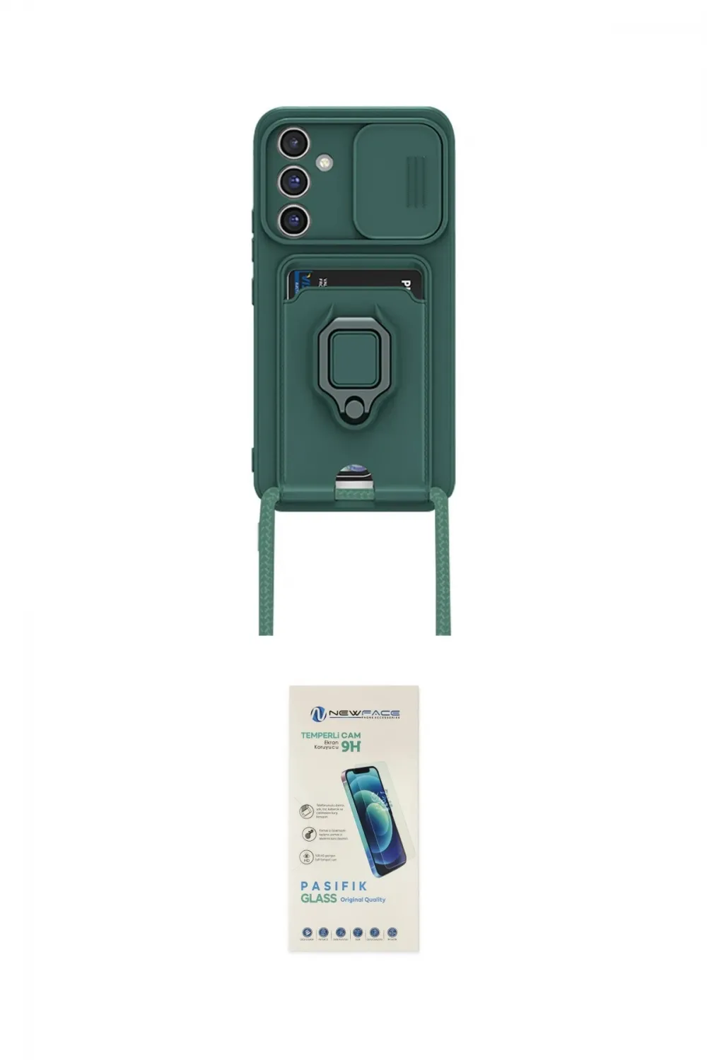 ieg™ Galaxy A25 5G Kılıf Vadi Form Prime - Şeffaf Pasifik Cam Ekran Koruyucu