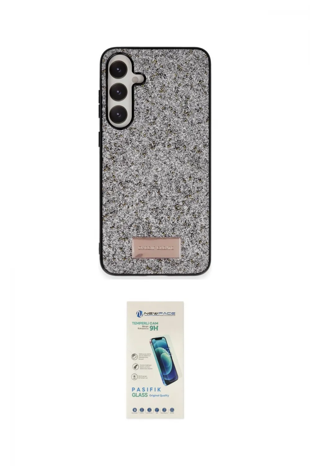 ieg™ Galaxy A25 5G Kılıf Vadi Klasik Serisi - Şeffaf Pasifik Cam Ekran Koruyucu