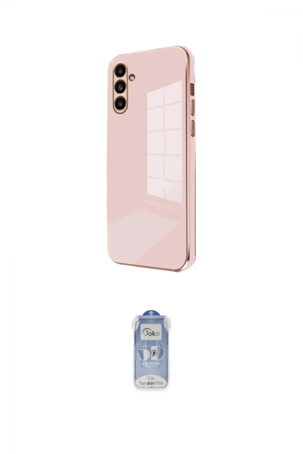 ieg™ Galaxy A25 5G Kılıf Yankı Serisi - Siyah Joko Magic 5D Cam