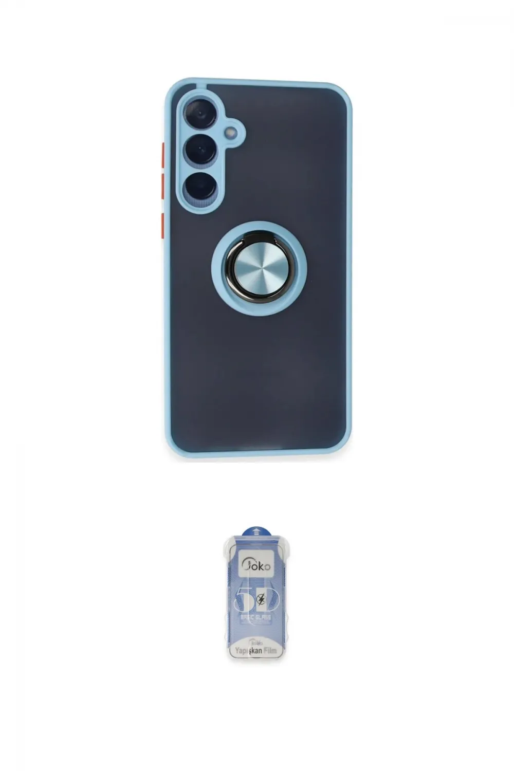 ieg™ Galaxy A25 5G Kılıf Yörünge Çizgi - Siyah Joko Magic 5D Cam