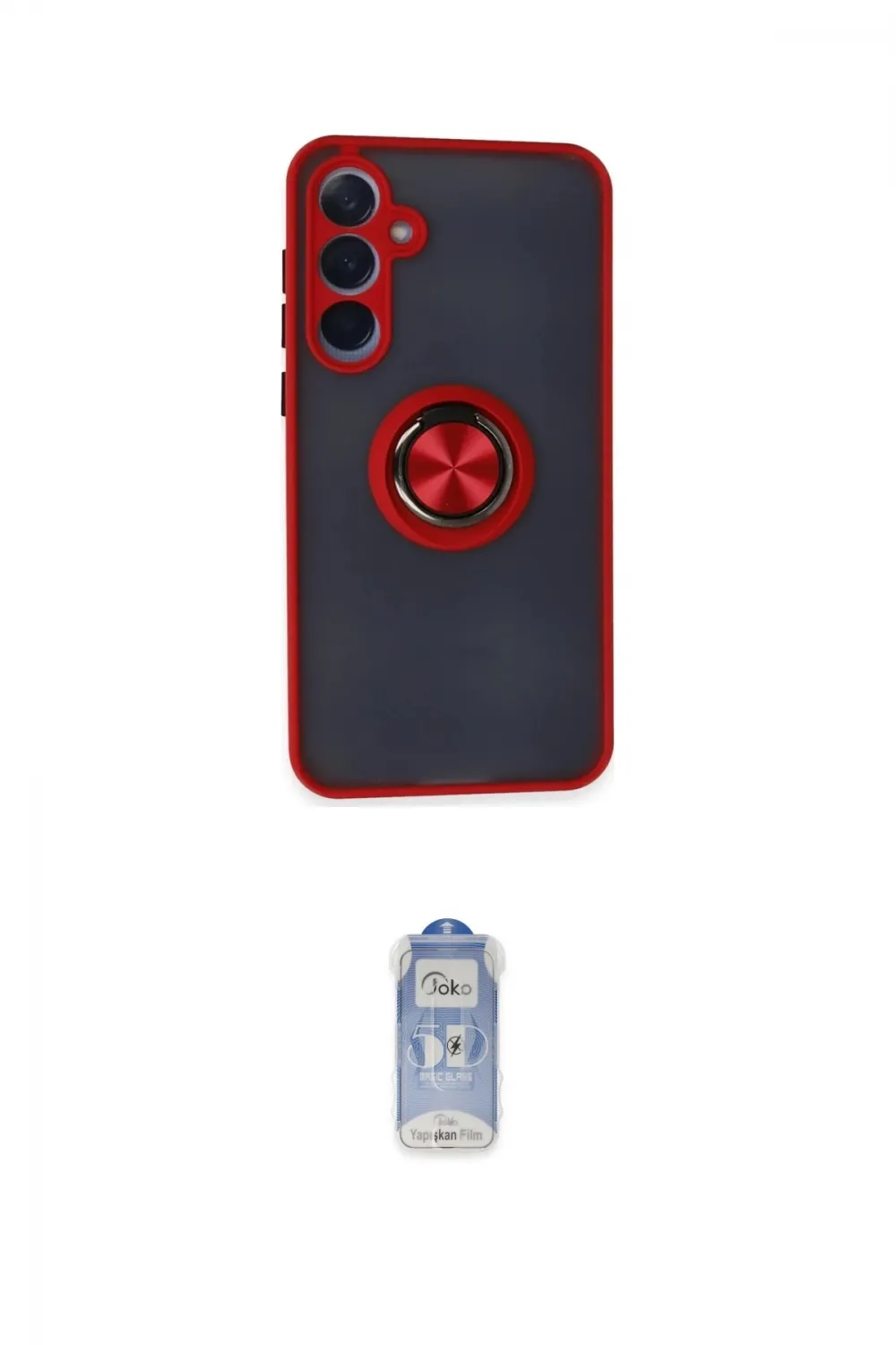 ieg™ Galaxy A25 5G Kılıf Yörünge Çizgi - Siyah Joko Magic 5D Cam