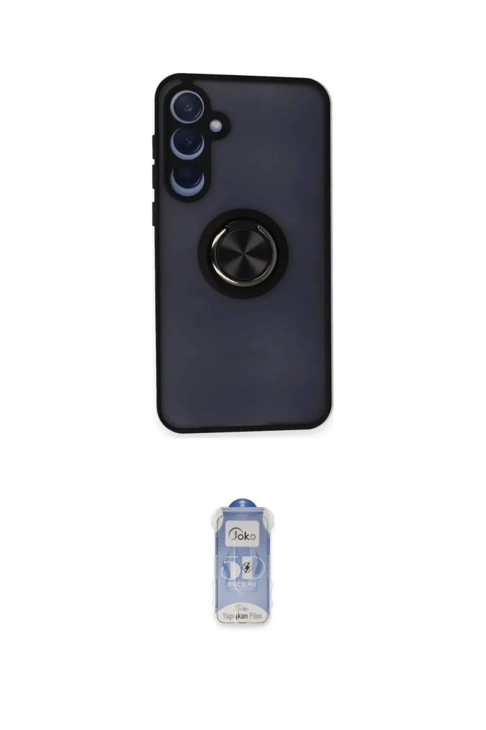 ieg™ Galaxy A25 5G Kılıf Yörünge Çizgi - Siyah Joko Magic 5D Cam