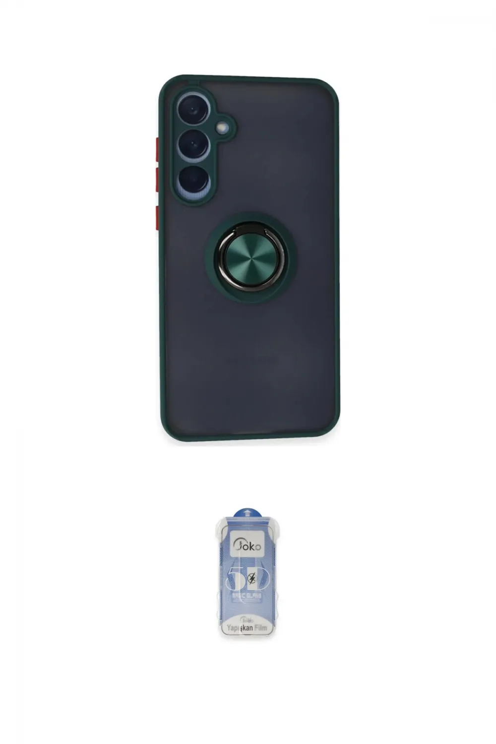 ieg™ Galaxy A25 5G Kılıf Yörünge Çizgi - Siyah Joko Magic 5D Cam