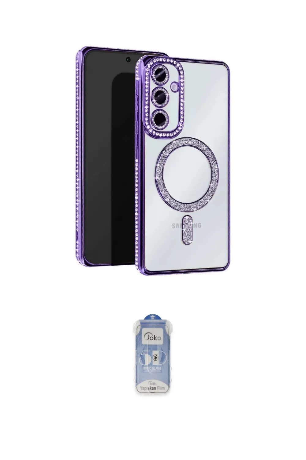 ieg™ Galaxy A25 5G Kılıf Zirve Doku Prime - Siyah Joko Magic 5D Cam