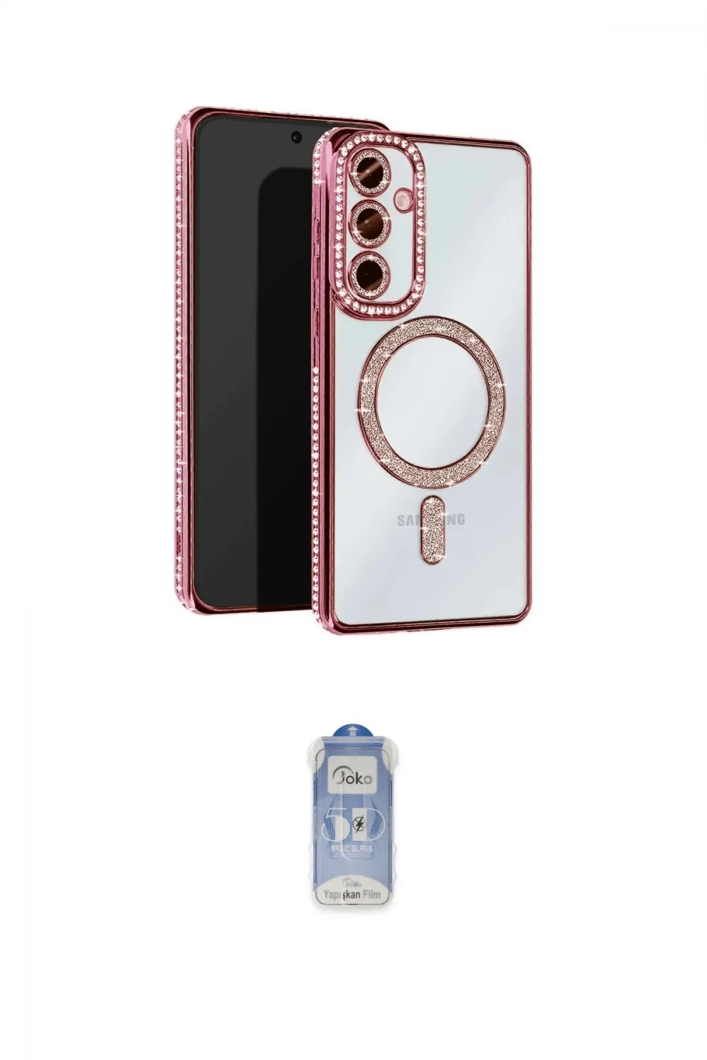ieg™ Galaxy A25 5G Kılıf Zirve Doku Prime - Siyah Joko Magic 5D Cam