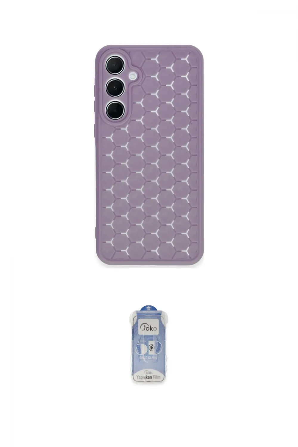 ieg™ Galaxy A25 5G Kılıf Zirve Form - Siyah Joko Magic 5D Cam