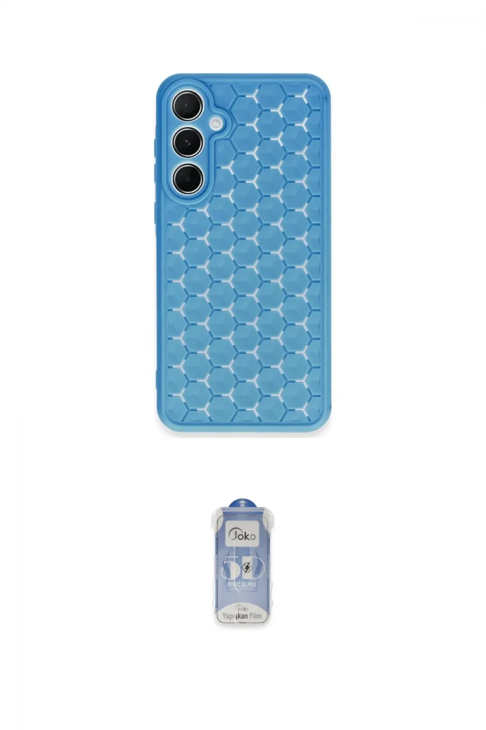 ieg™ Galaxy A25 5G Kılıf Zirve Form - Siyah Joko Magic 5D Cam