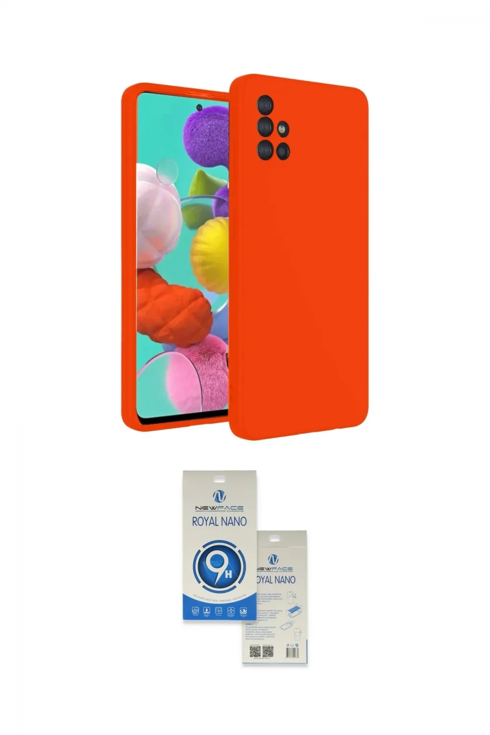 ieg™ Galaxy A31 Kılıf Ahenk Serisi - Şeffaf Royal Nano Ekran Koruyucu