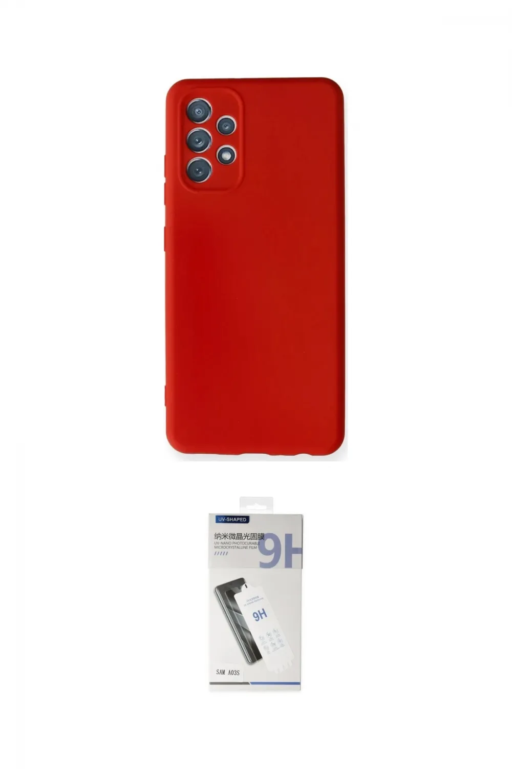 ieg™ Galaxy A32 Kılıf Ahenk Serisi - Şeffaf Uv Polymer Nano Ekran Koruyucu