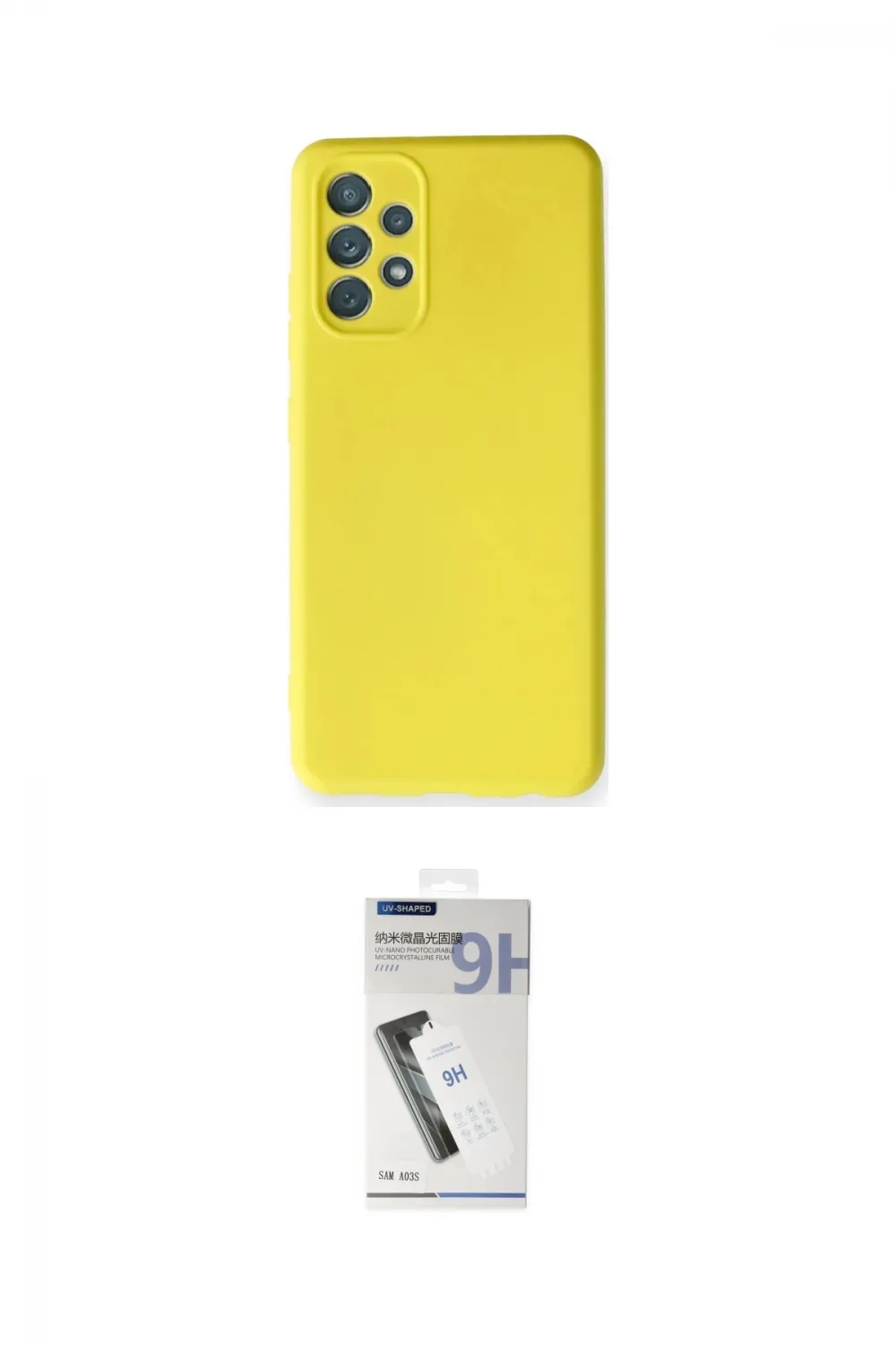 ieg™ Galaxy A32 Kılıf Ahenk Serisi - Şeffaf Uv Polymer Nano Ekran Koruyucu