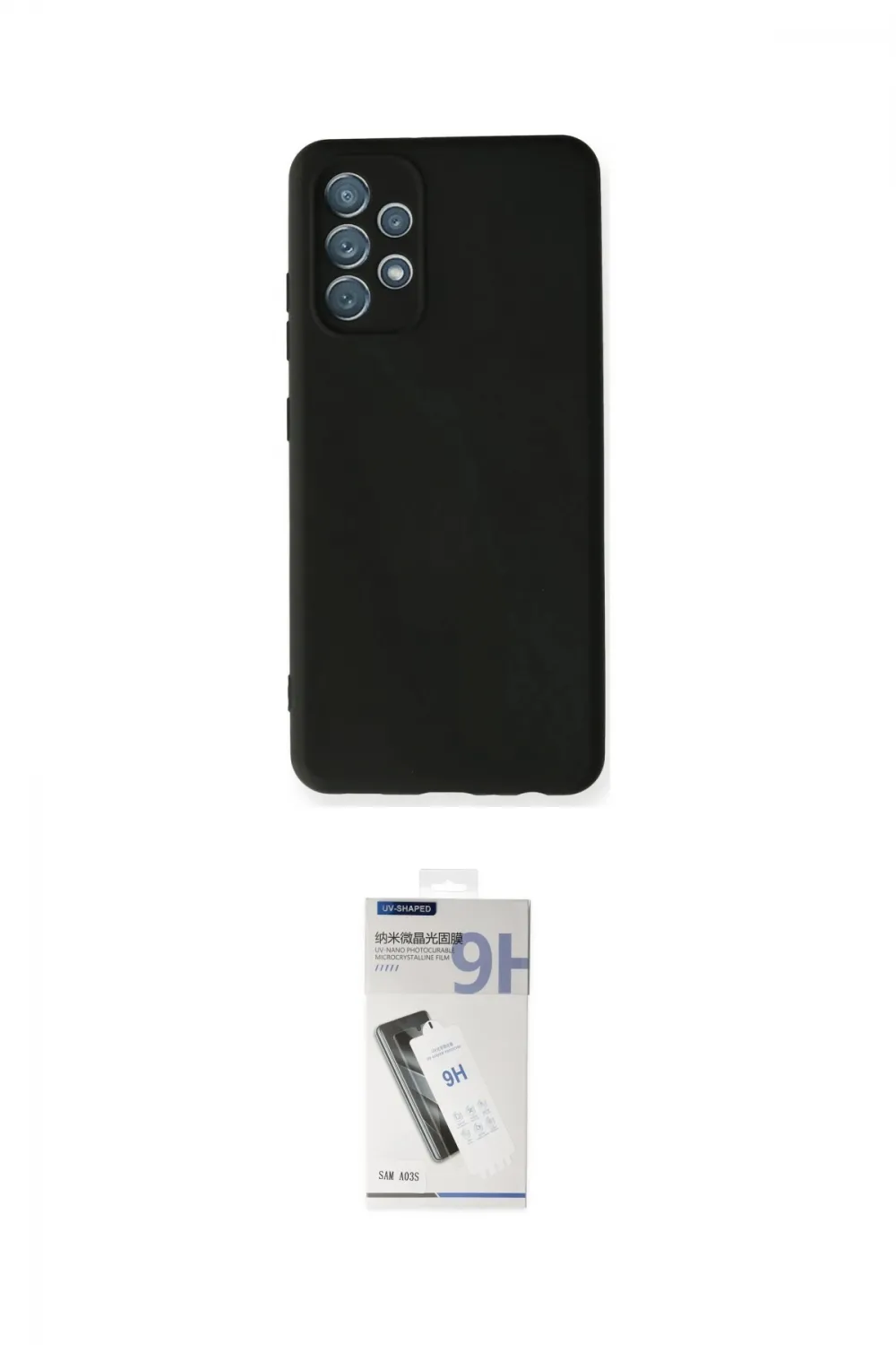 ieg™ Galaxy A32 Kılıf Ahenk Serisi - Şeffaf Uv Polymer Nano Ekran Koruyucu