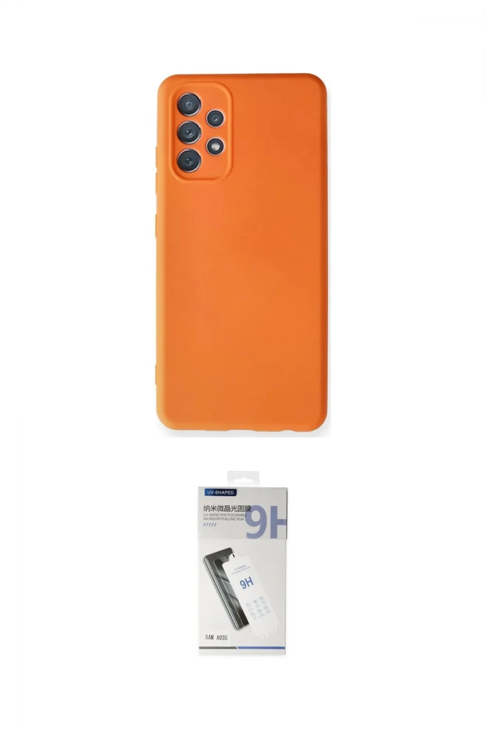 ieg™ Galaxy A32 Kılıf Ahenk Serisi - Şeffaf Uv Polymer Nano Ekran Koruyucu