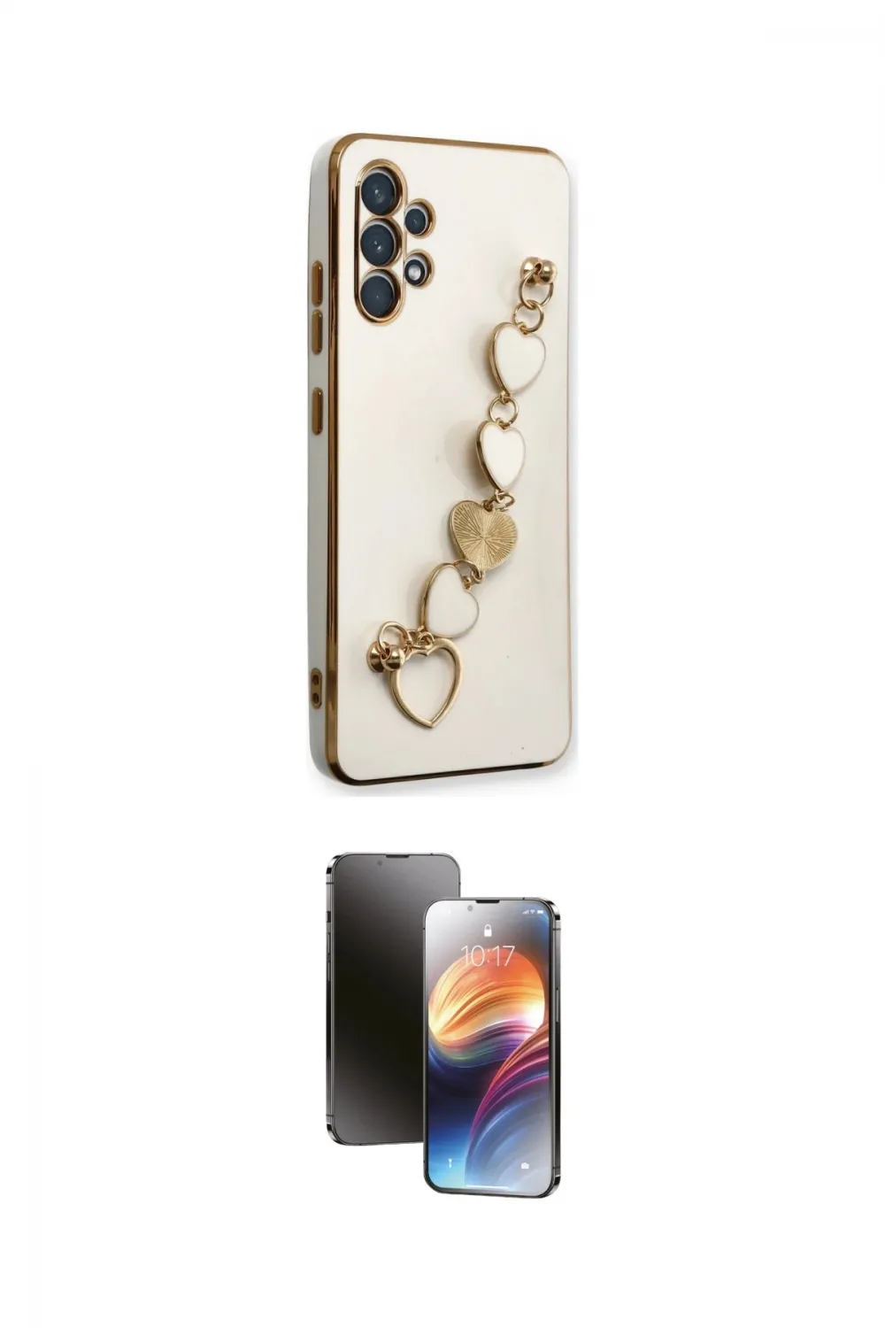 ieg™ Galaxy A32 Kılıf Nova Işık Prime - Siyah 3D Antistatik Mat Seramik Nano Ekran Koruyucu