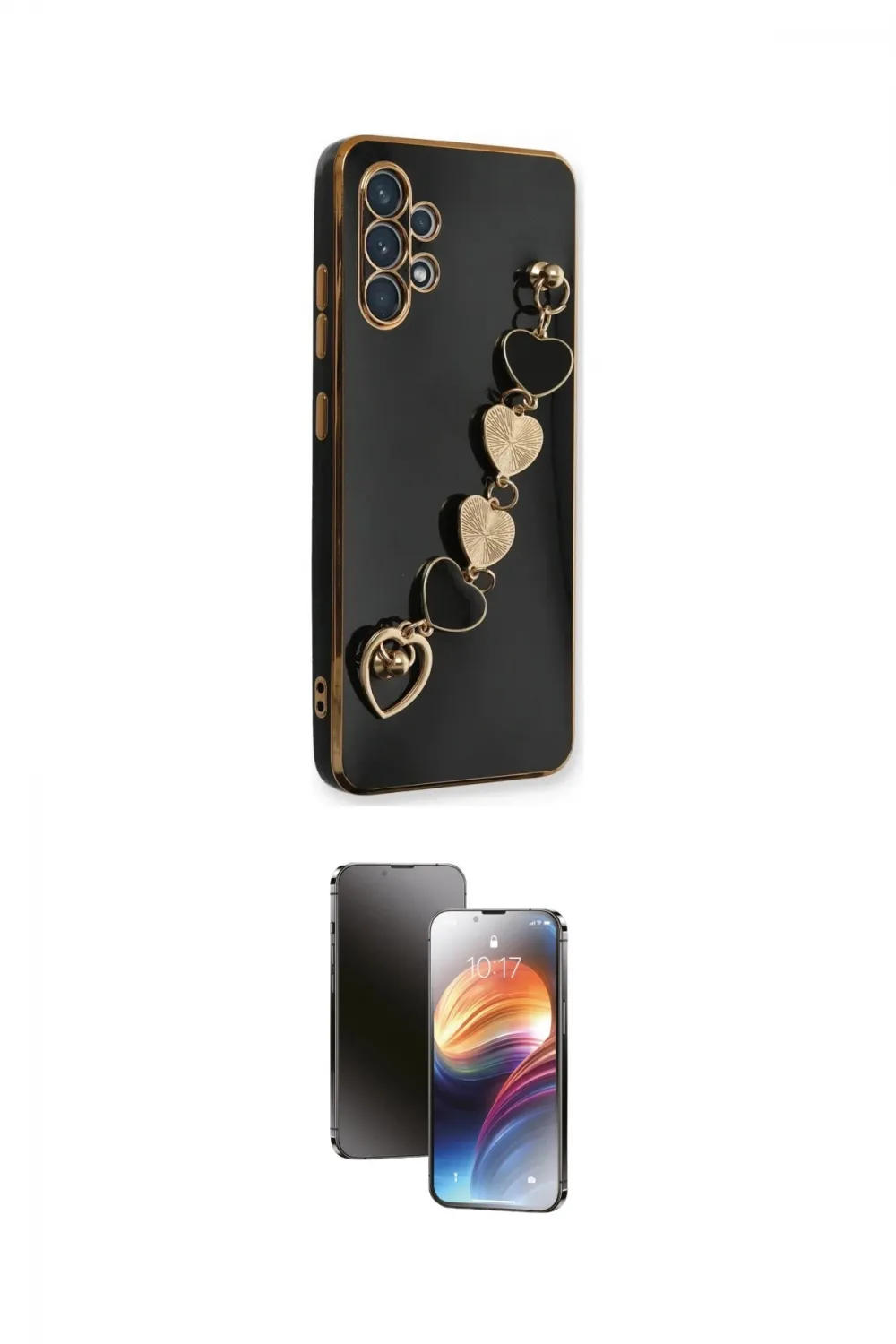 ieg™ Galaxy A32 Kılıf Nova Işık Prime - Siyah 3D Antistatik Mat Seramik Nano Ekran Koruyucu